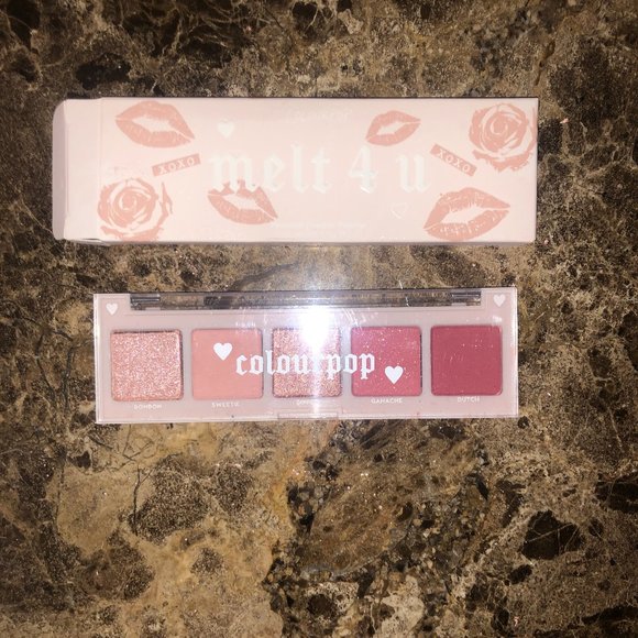 *RARE* BNIB Colourpop MELT 4 U Eyeshadow Palette ! Valentine's Day LE - Picture 1 of 8